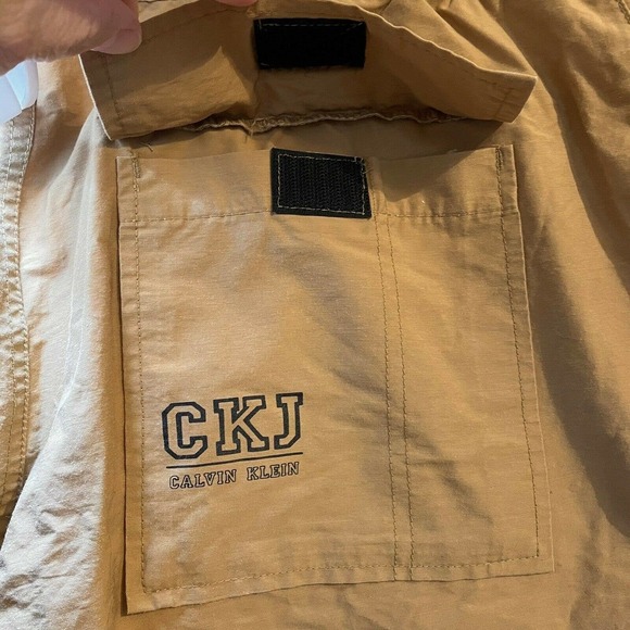 Calvin Klein Jeans Bermuda Shorts Men Large Brown - Picture 8 of 8